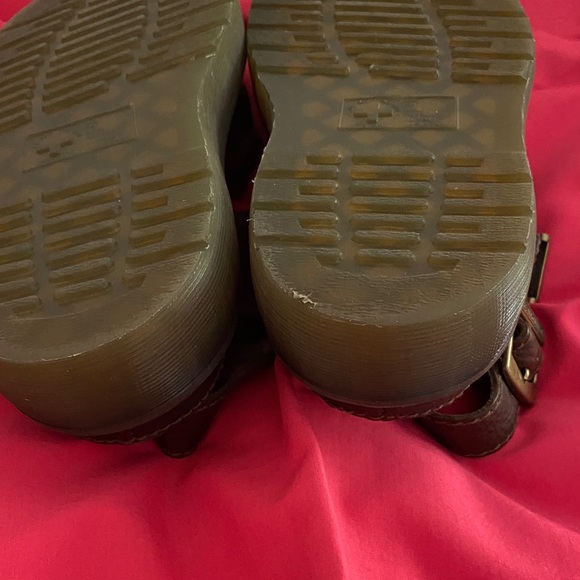 Dr. Martens Dark Brown Leather Sandals - Picture 7 of 9